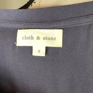 Anthropologie Dresses - Anthropologie Cloth & Stone V Neck Gray Dress S Anthropologie Dresses - Anthropologie Cloth & Stone V Neck Gray Dress S